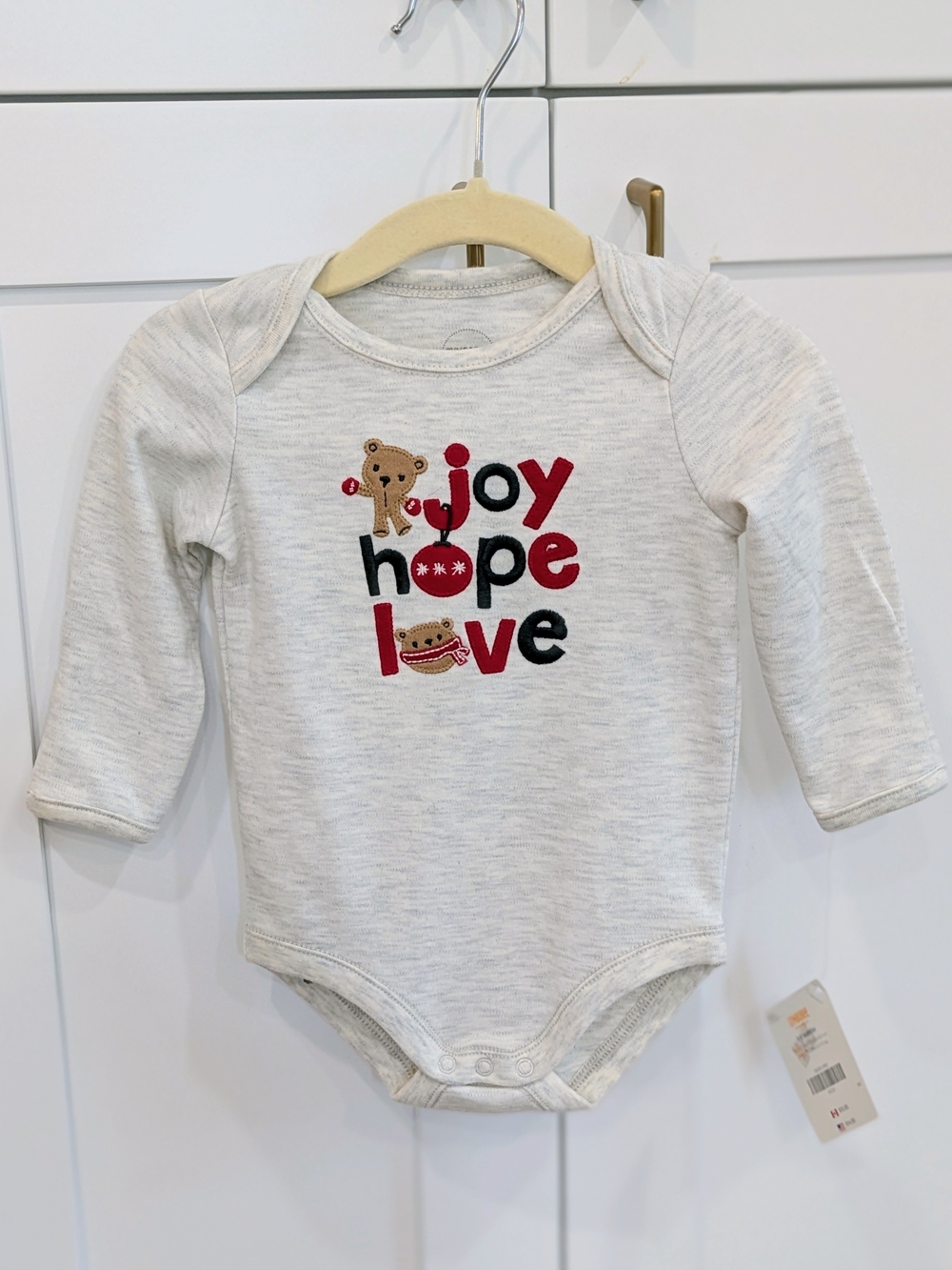 Gymboree Christmas One-Piece With Embroidery